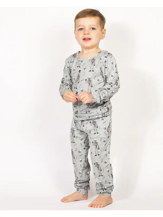 Kids Long Sleeve Pajama Set | Bad To the Bone