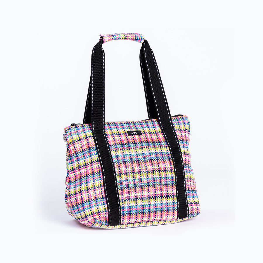 On Holiday | Woven Travel Bag | Medium | Spring Fling