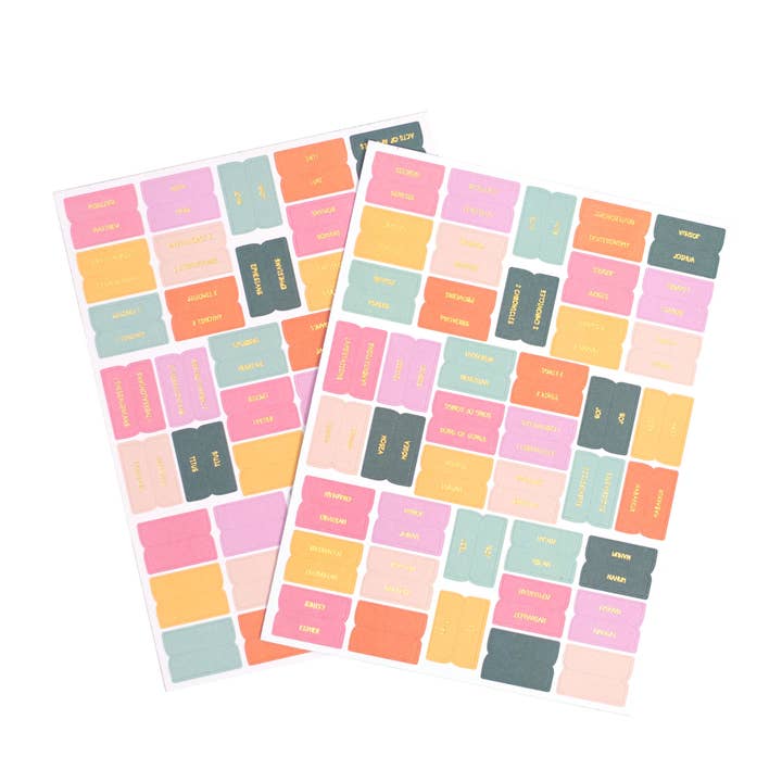 Bible Tabs Sheet