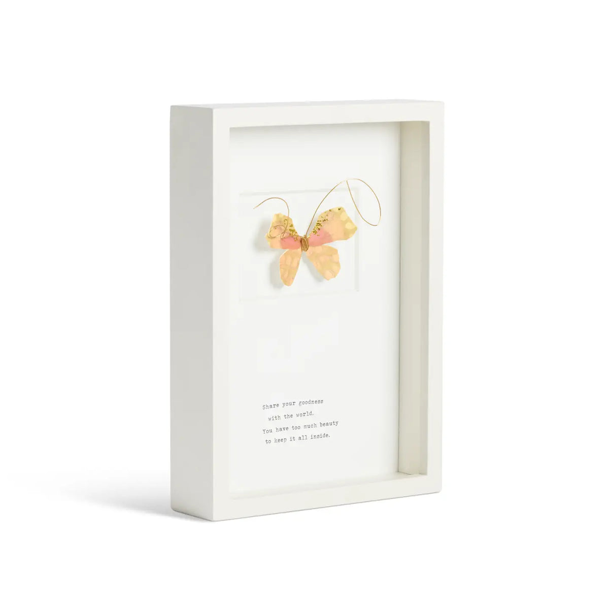 Butterfly Quote Wall Art | Generous Soul