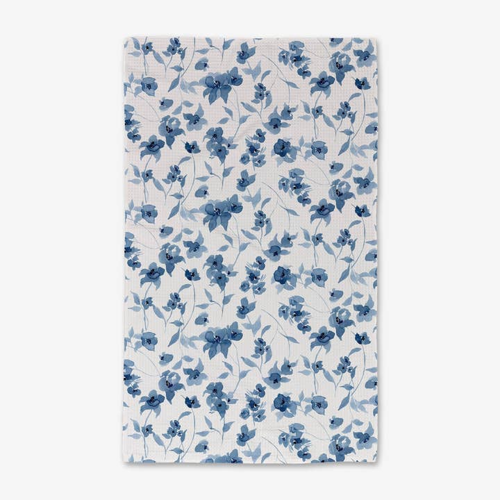 Luxe Hand Towel - Blue Floral