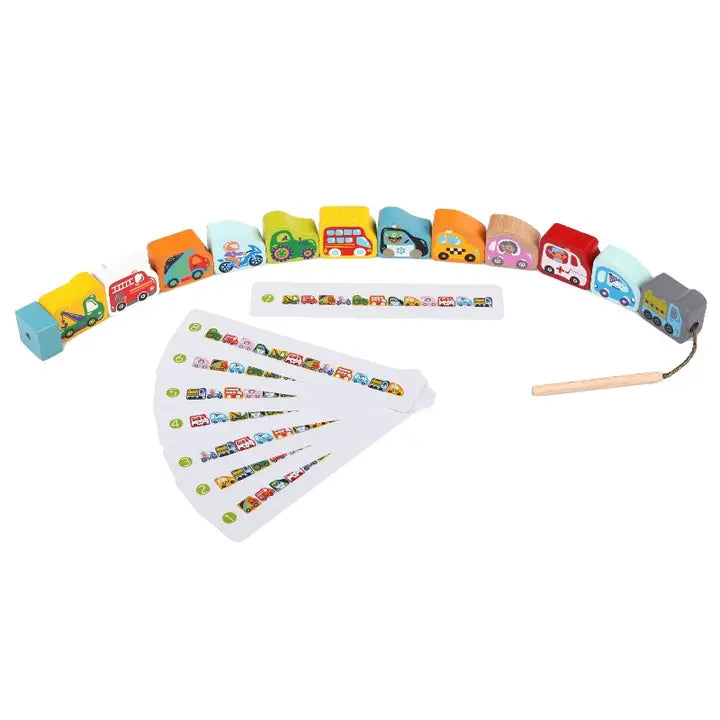 Cubika | Wooden Lacing Toy | Flying Cars