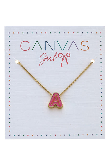 Kayla Children’s Initial Necklace (Assorted Letters)