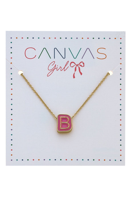 Kayla Children’s Initial Necklace (Assorted Letters)