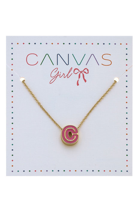 Kayla Children’s Initial Necklace (Assorted Letters)