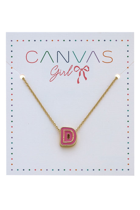 Kayla Children’s Initial Necklace (Assorted Letters)