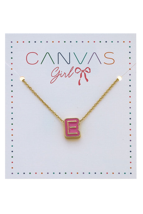 Kayla Children’s Initial Necklace (Assorted Letters)