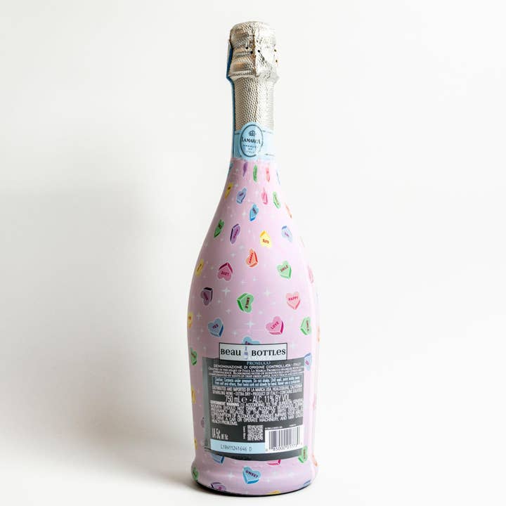 Beau Bottles Conversation Hearts | Prosecco Collection