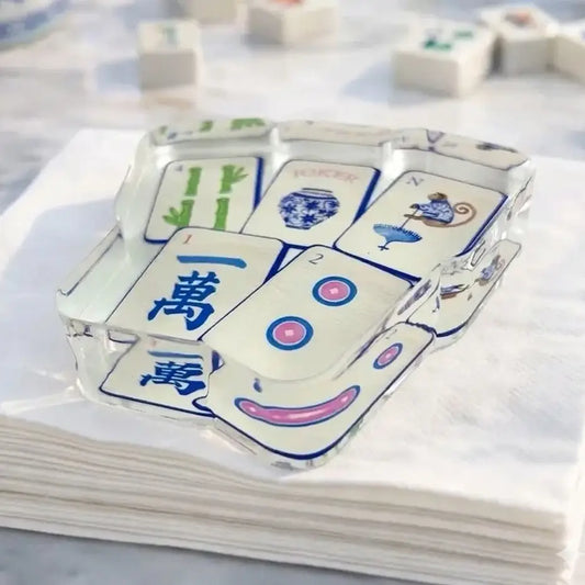 Acrylic Napkin Weight | Preppy Mahjong