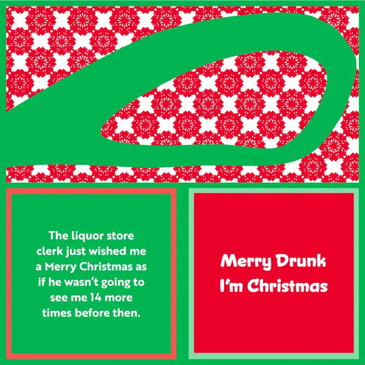 Napkin | Xmas Merry Drunk