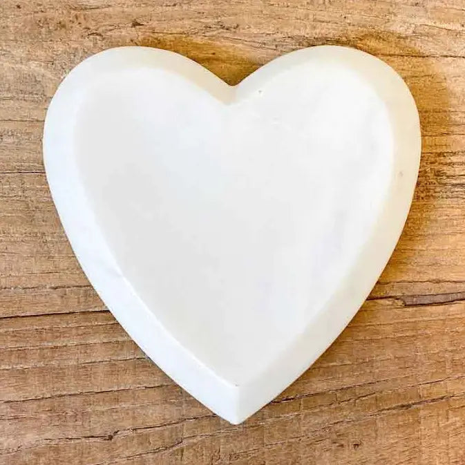 Heart Shaped Marble Trinket Dish