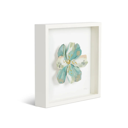Flower Wall Art | Blue & White