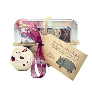 Bath Truffles Tin Bath Bomb Soak | Spring Flower