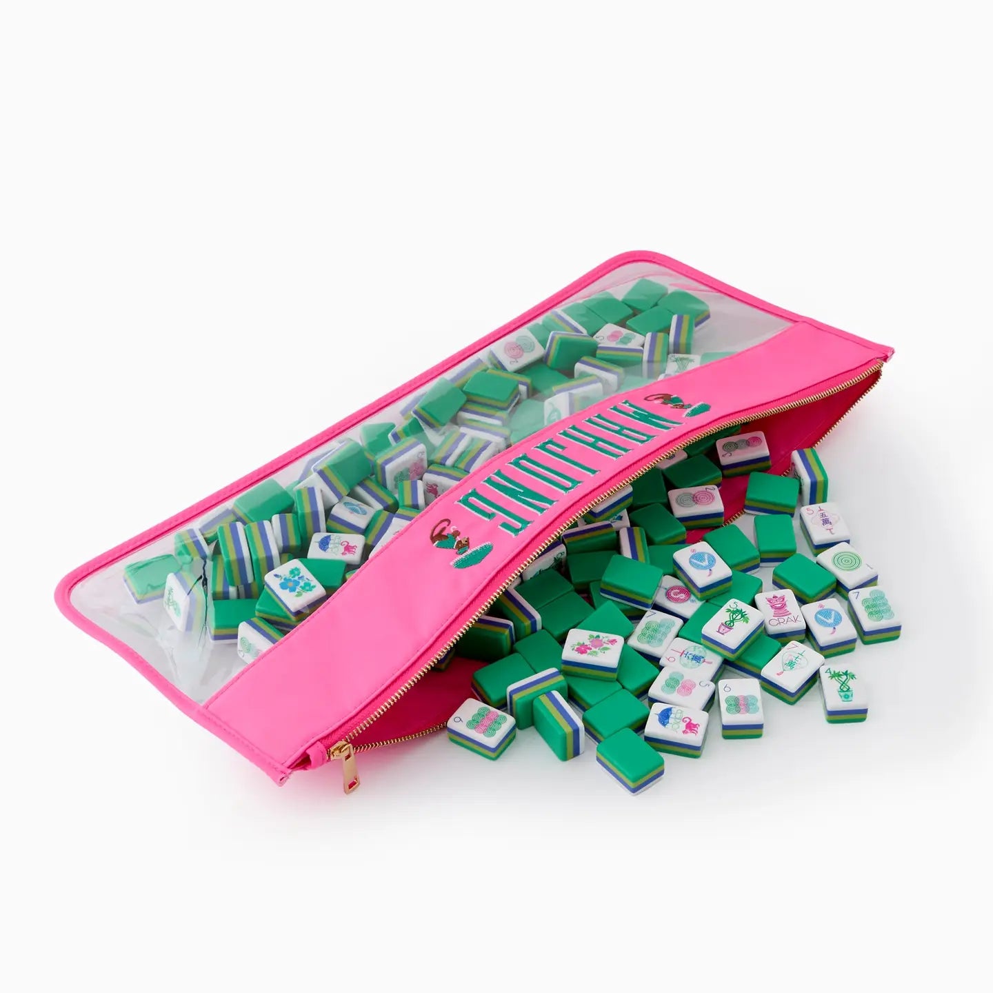 Mahjong Bag | Pink Monkey