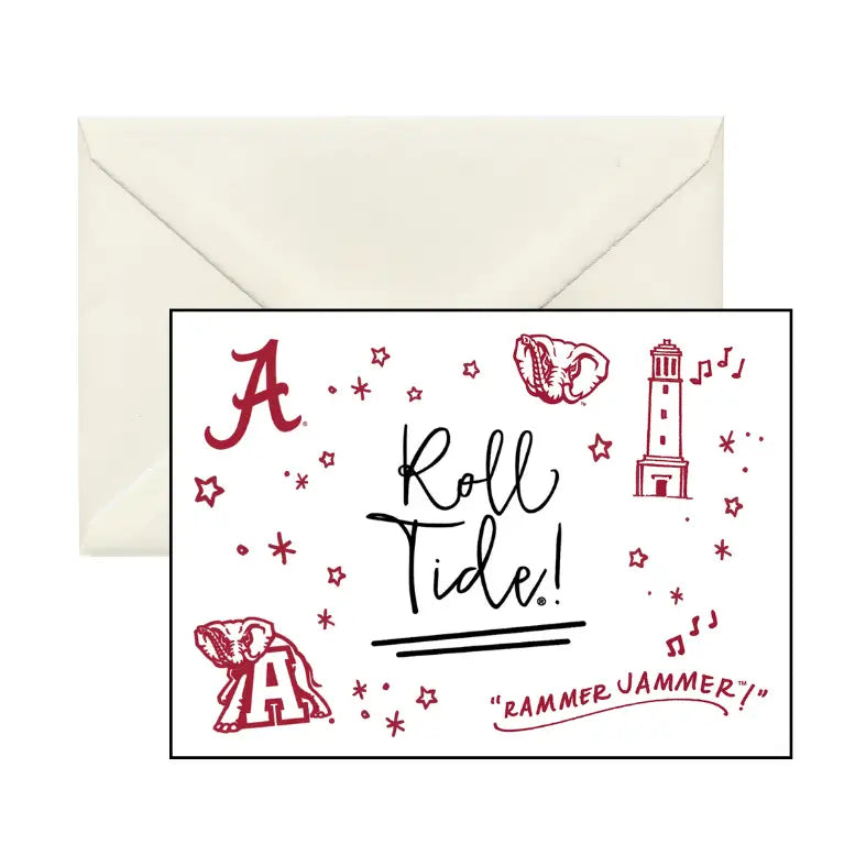 Alabama Confetti Boxed Notecards