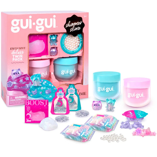 Gui Gui Shimmer Deluxe Duo Slime Pack