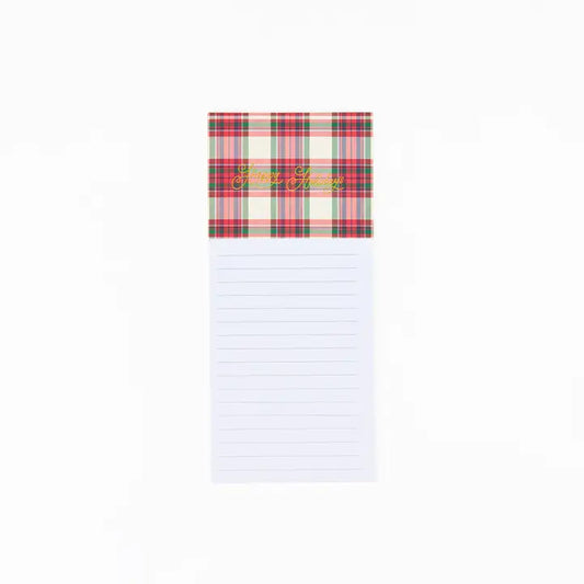 Magnetic Notepad | Happy Holidays
