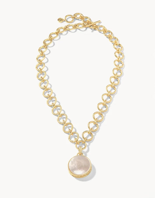 Naia Chunky Necklace 20“ Pearlescent
