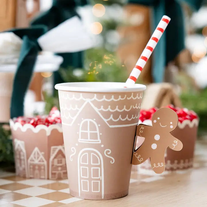 Paper Cups | Gingerbread Handled