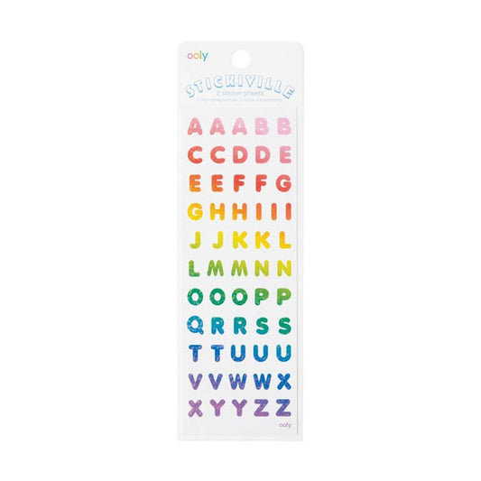 Stickiville - Rainbow Letters