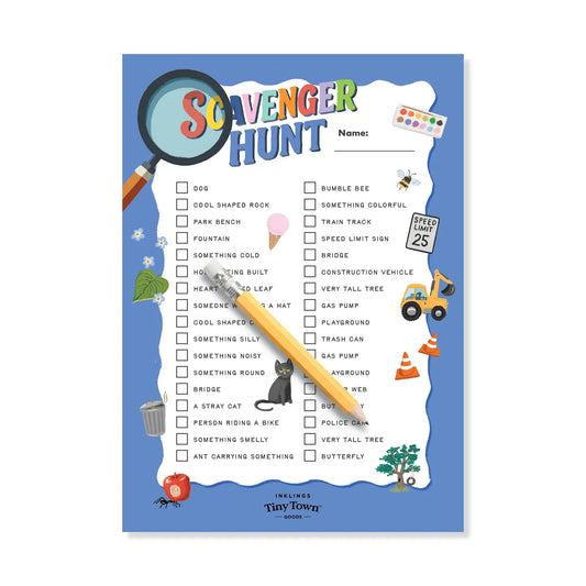 Inklings Tiny Town Play Notepad | Scavenger Hunt