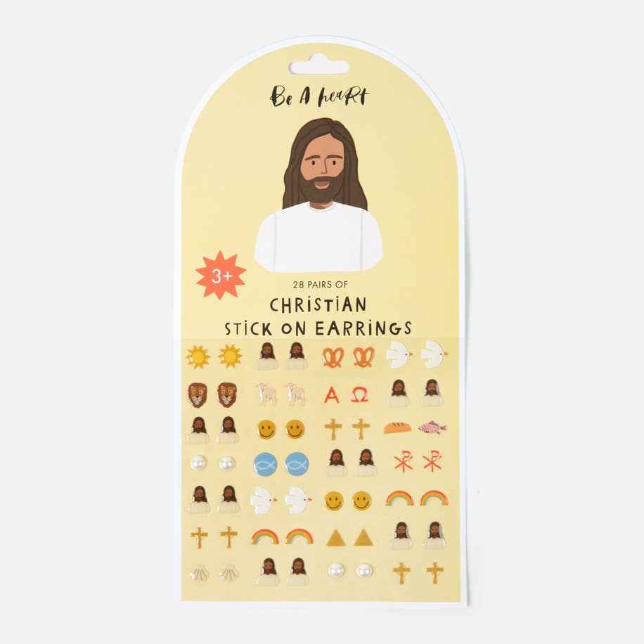 Christian Stick On Earrings