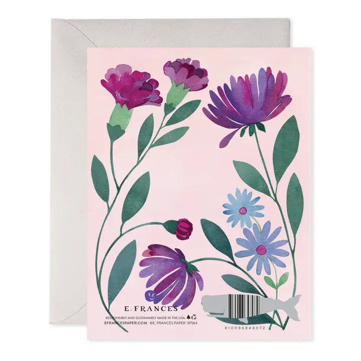 Greeting Card | Purple Floral Mother's Day