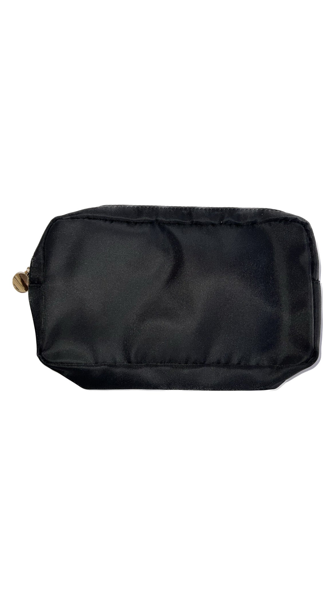 Nylon Cosmetic Travel Pouch - Black