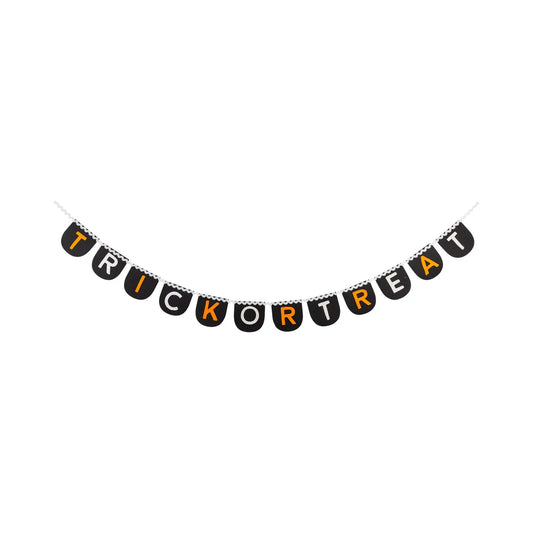 Trick or Treat Felt Banner