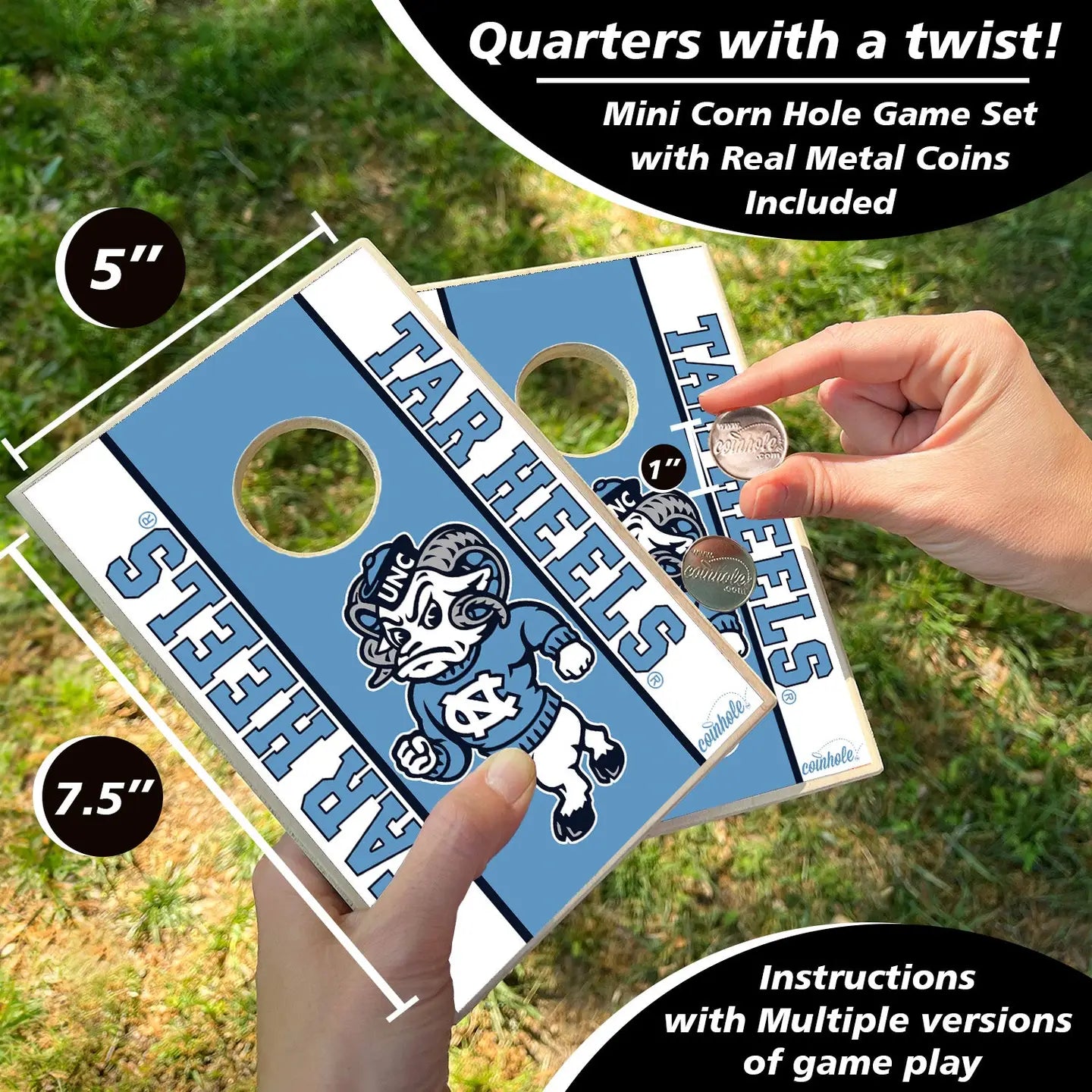 Coinhole Tabletop Game Set | UNC
