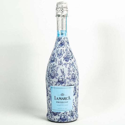 Beau Bottles Blue Easter Bunny Toile | Prosecco Collection
