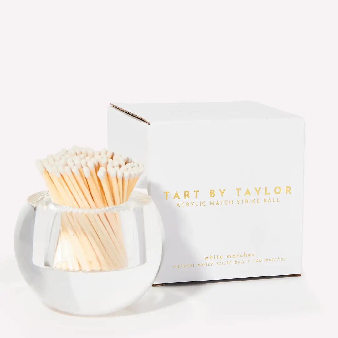 Round Match Striker | White Matches