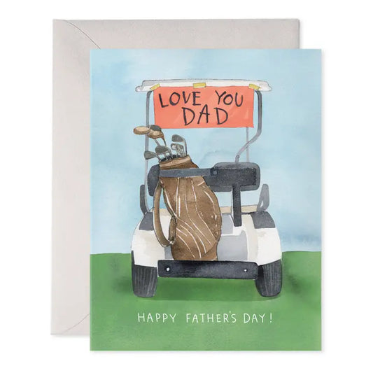 Greeting Card | Father's Day | Golf Cart