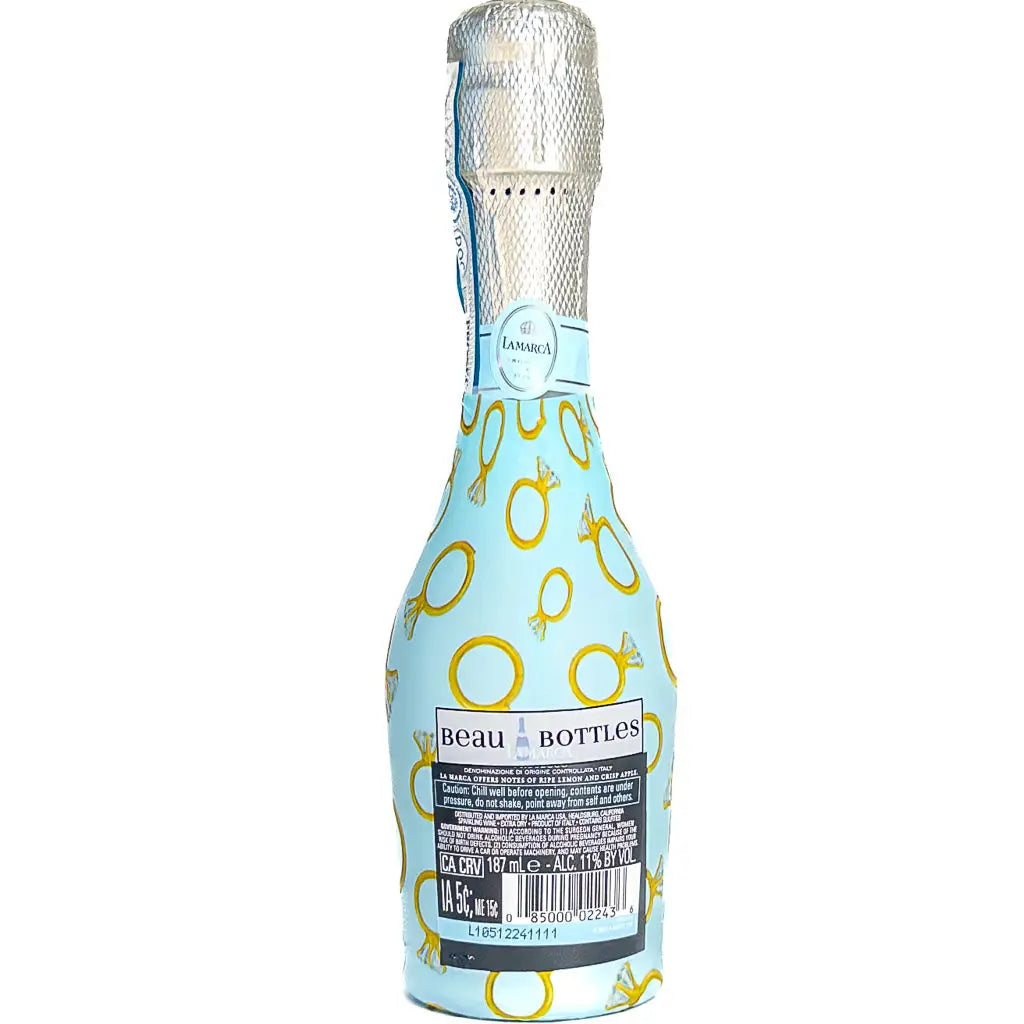 Beau Bottles Blue Engagement Ring | Mini Prosecco Collection | Six Pack