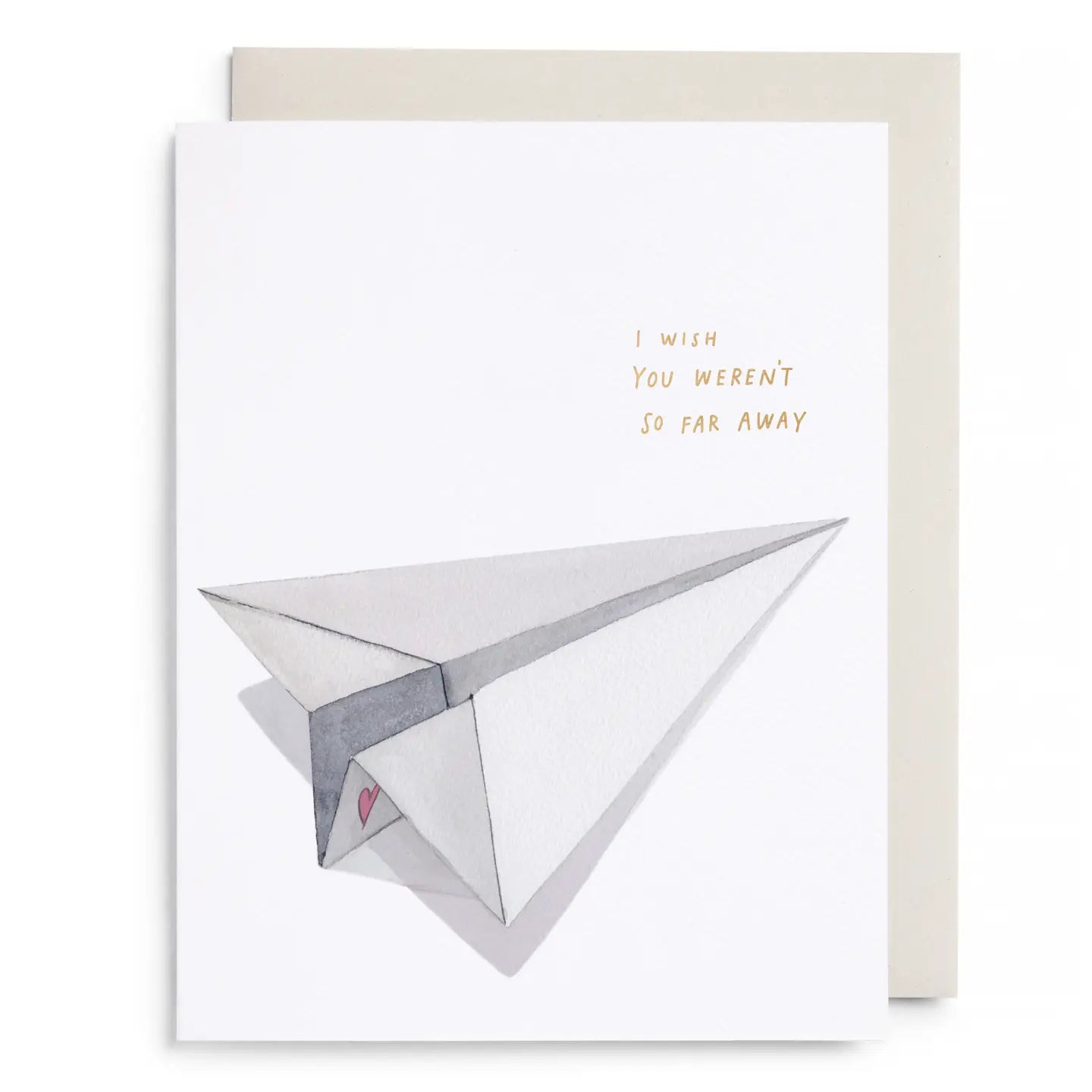 Greeting Card | Paper Airplane Love and Friendship
