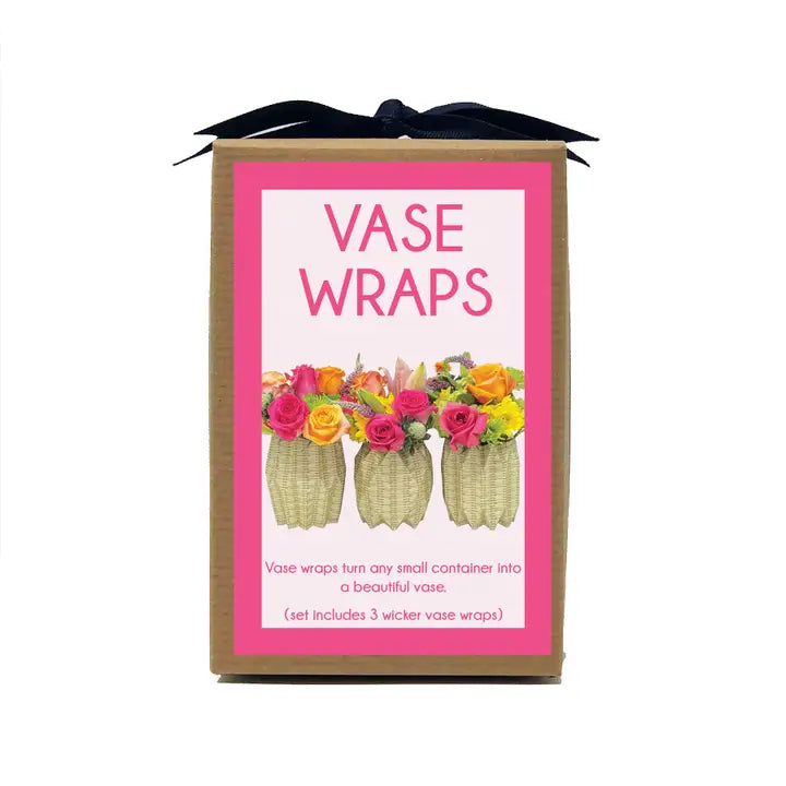 Paper Vase Wraps | Wicker