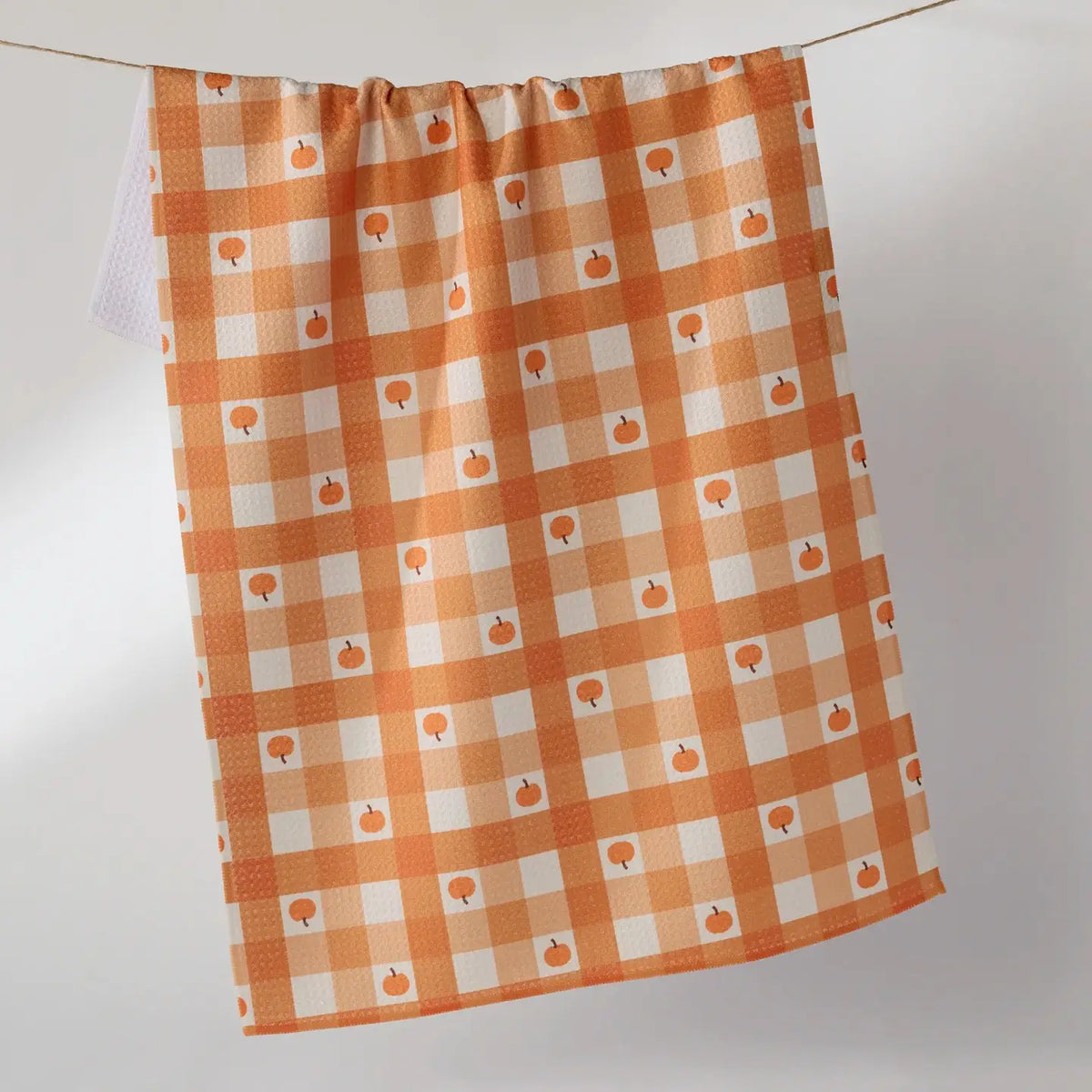 Tea Towel | Pumpkin Check