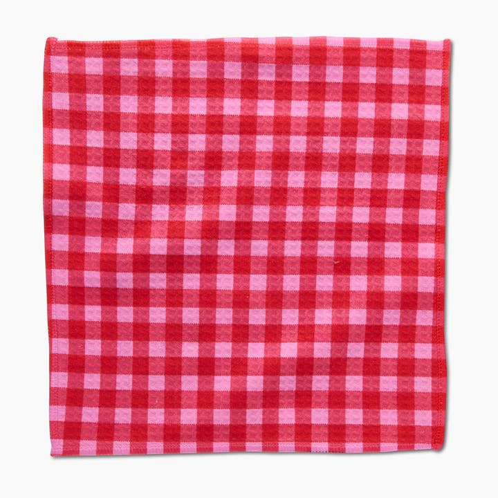 Luxe Washcloth Set | Cherry Gingham
