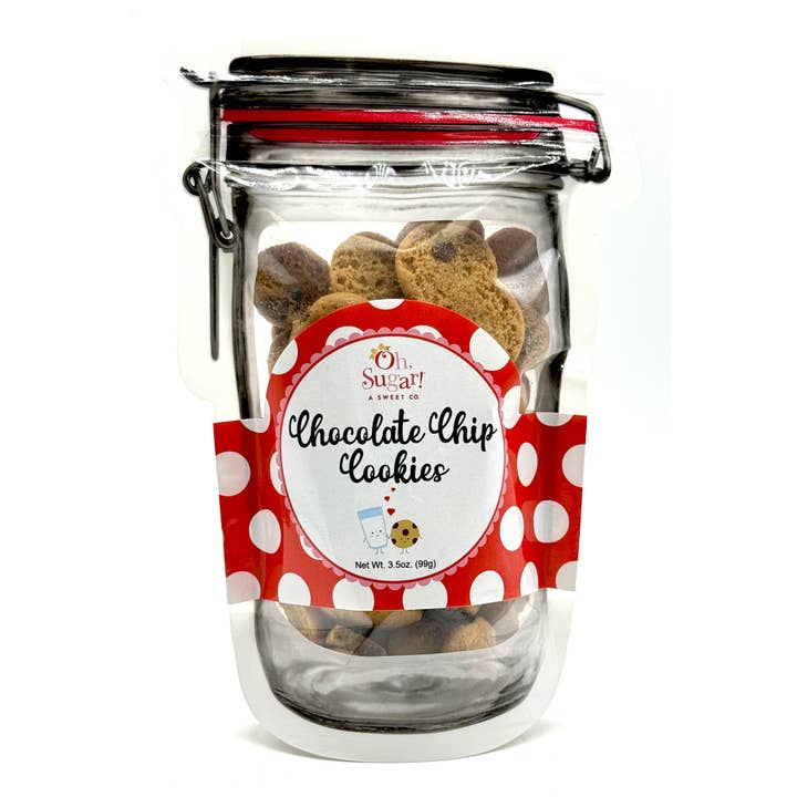 Small Mason Jar Pouch | Chocolate Chip | Assorted