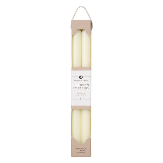 12" Taper 2pk | Ivory