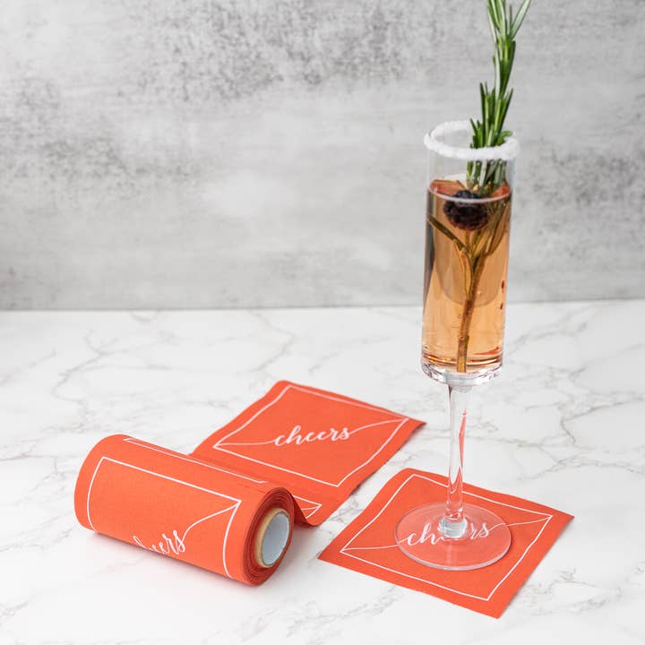 Cocktail Napkin Roll | Late Sunset