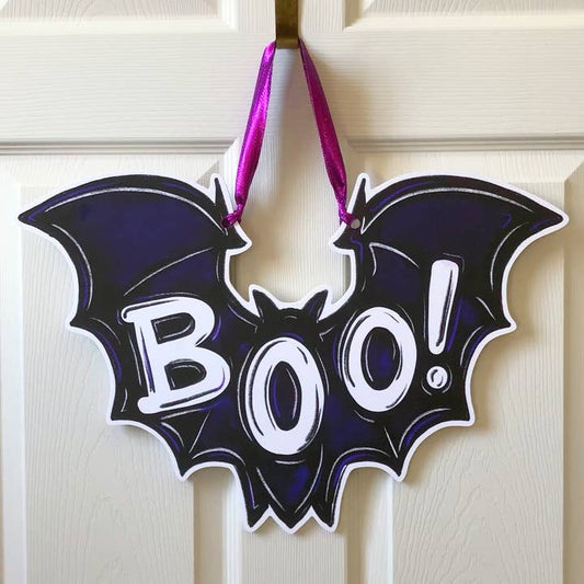 Door Hanger | Boo! Bat