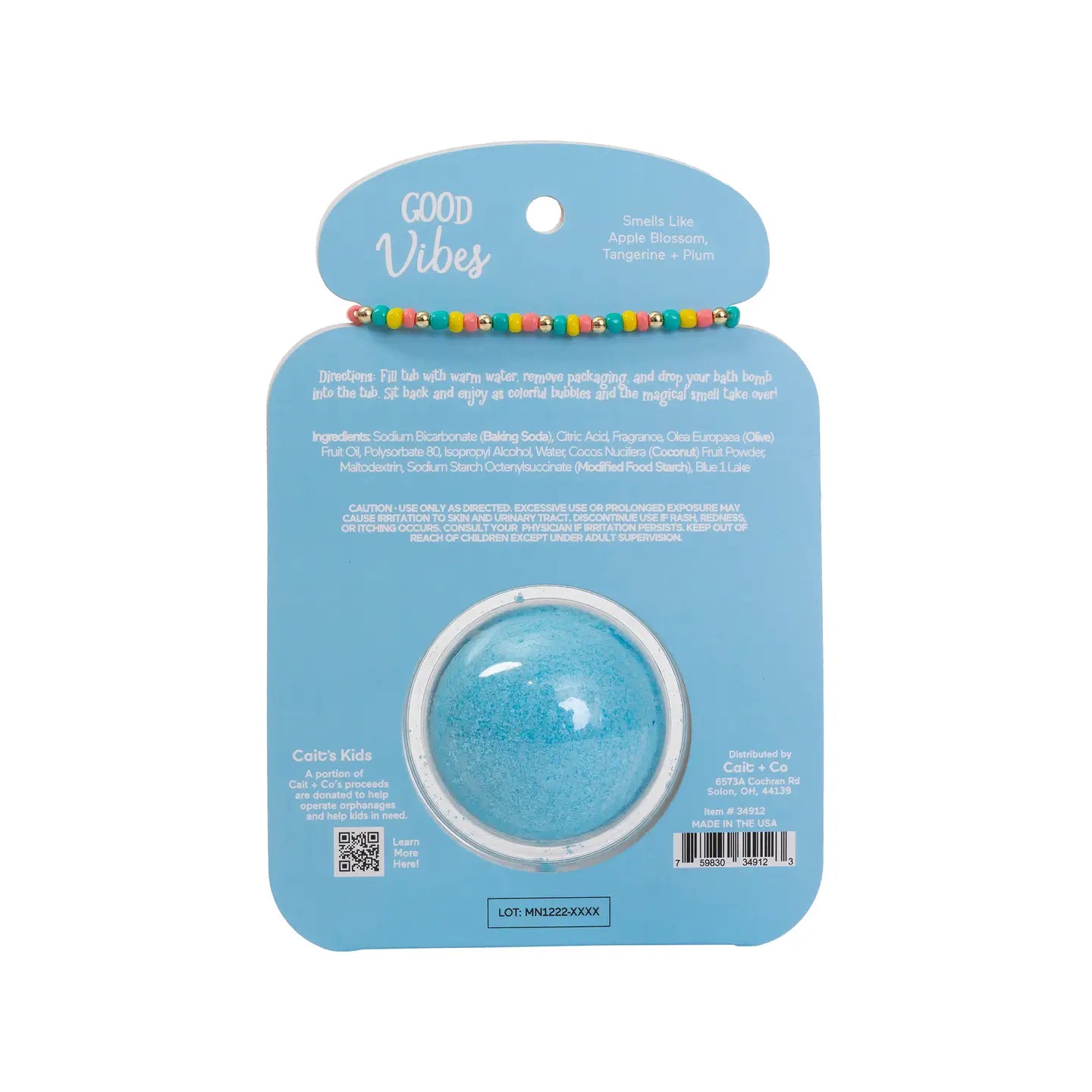 Friendship Bracelet Bath Bomb | Good Vibes