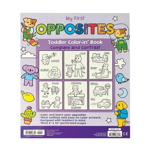 Coloring Book | Toddler | Opposites