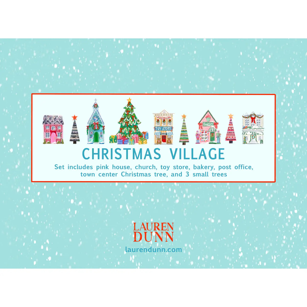 The Mini Christmas Village Set