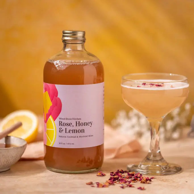 Rose Honey Lemon Cocktail Mixer and Mocktail Mixer