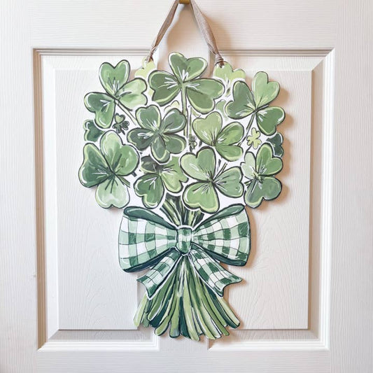 Door Hanger | Clover Bouquet