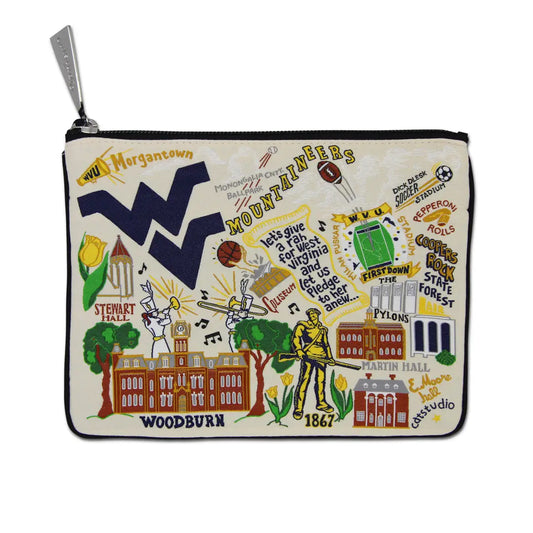 West Virginia University Collegiate Zip Pouch