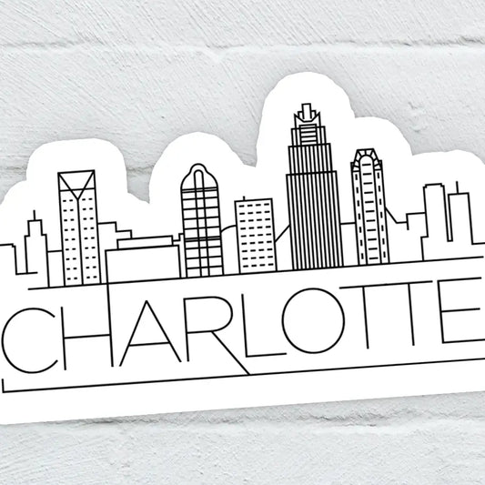 Charlotte Skyline Sticker