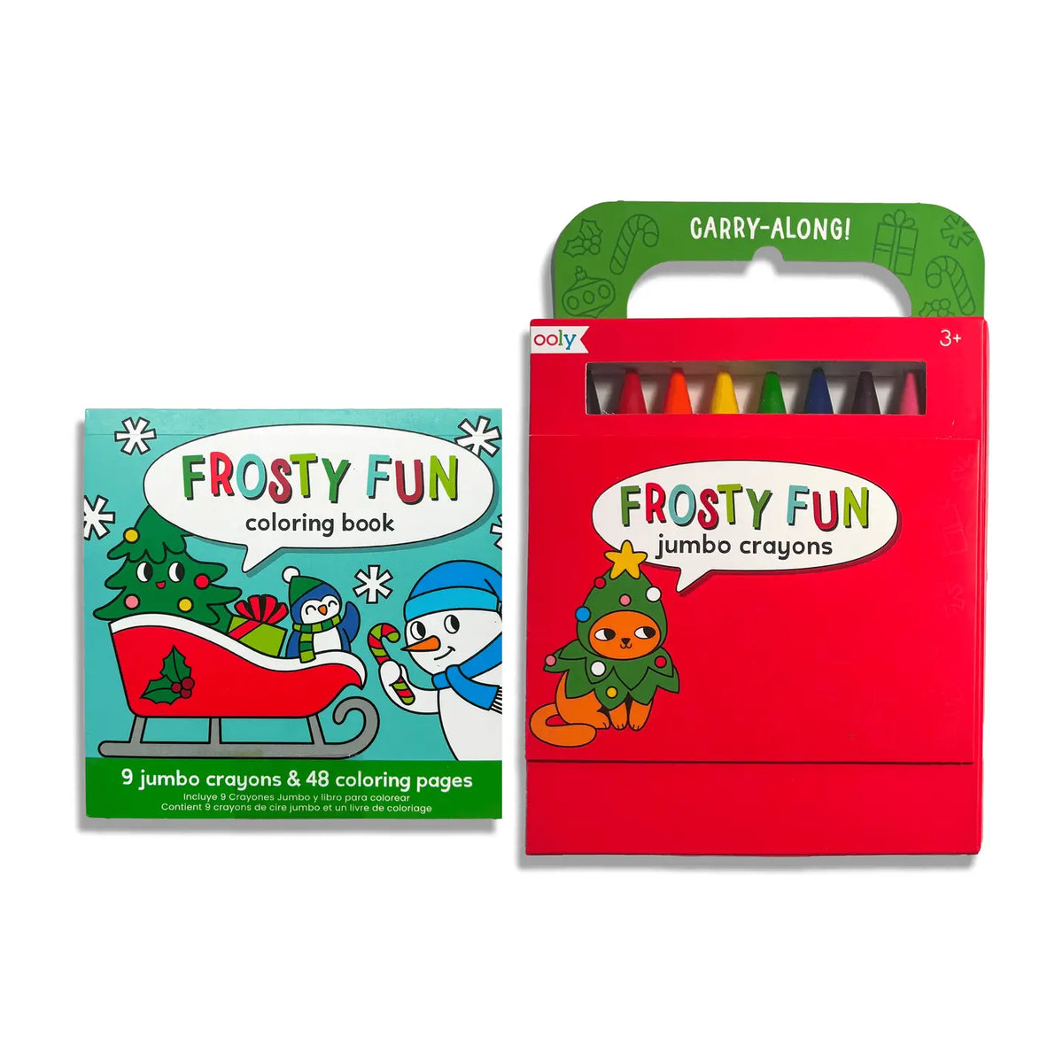 Carry-Along Coloring Book Set - Frosty Fun